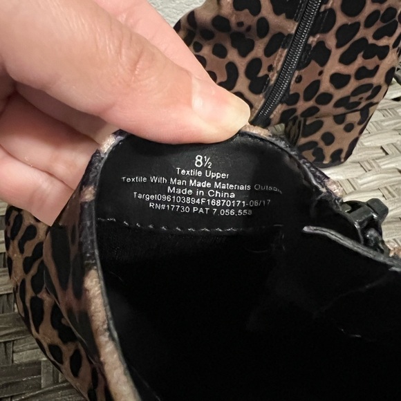 A New Day Cheetah Suede Booties - Picture 5 of 7